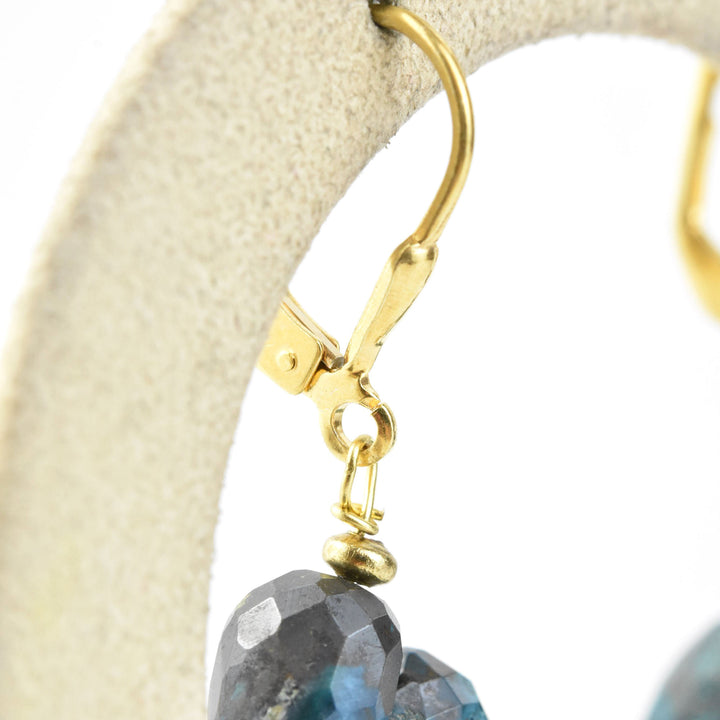 Chrysocolla Briolette Drops
