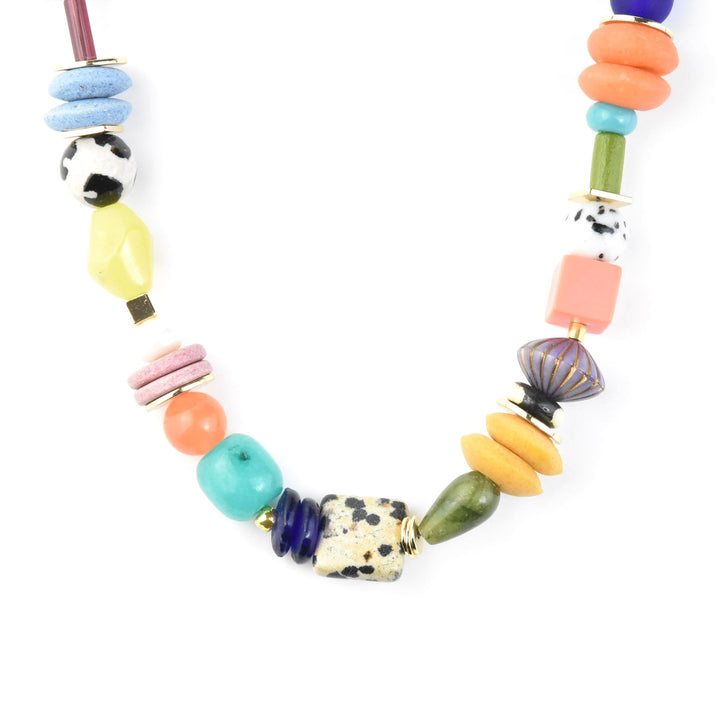 Chunky Beaded Statement Necklace