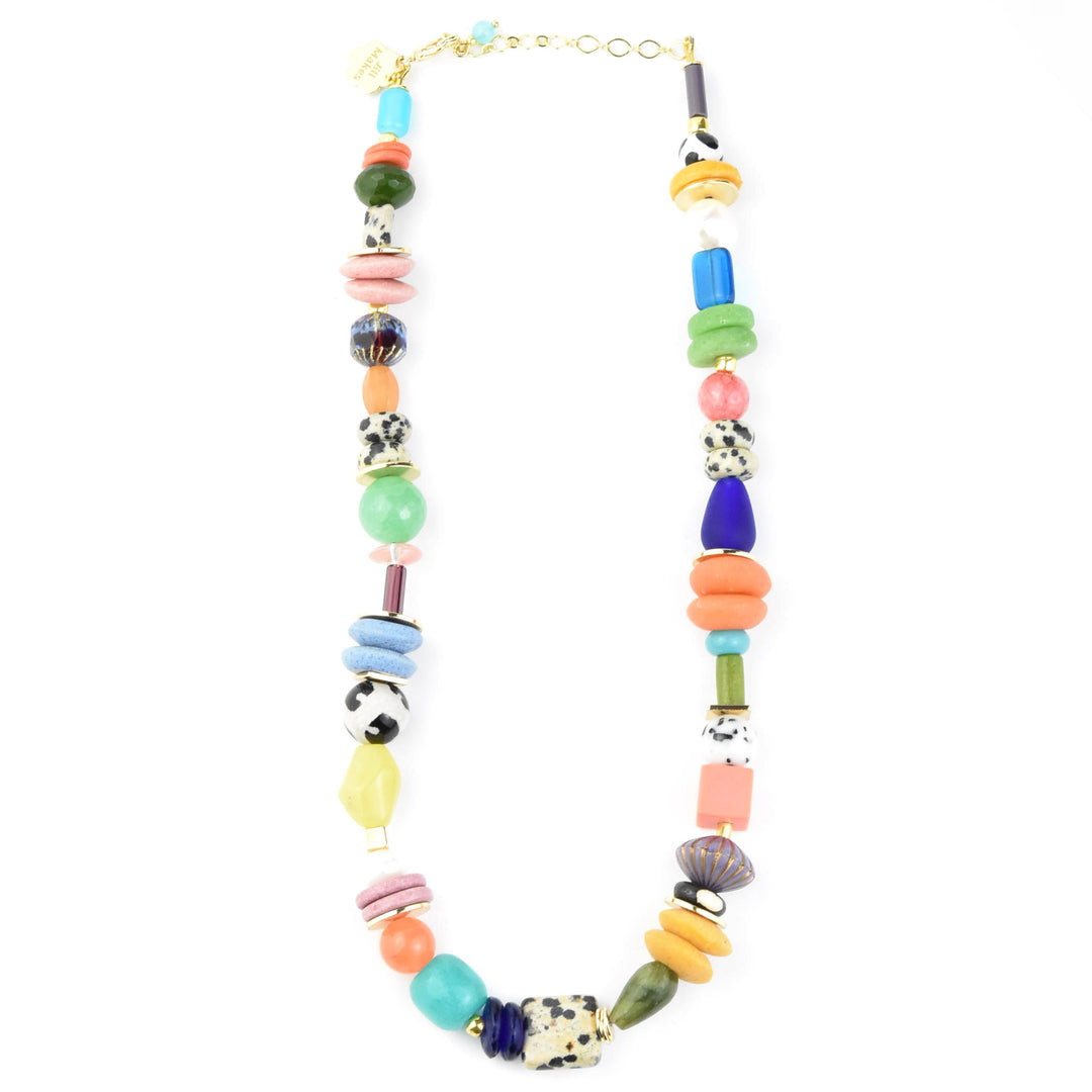 Chunky Beaded Statement Necklace