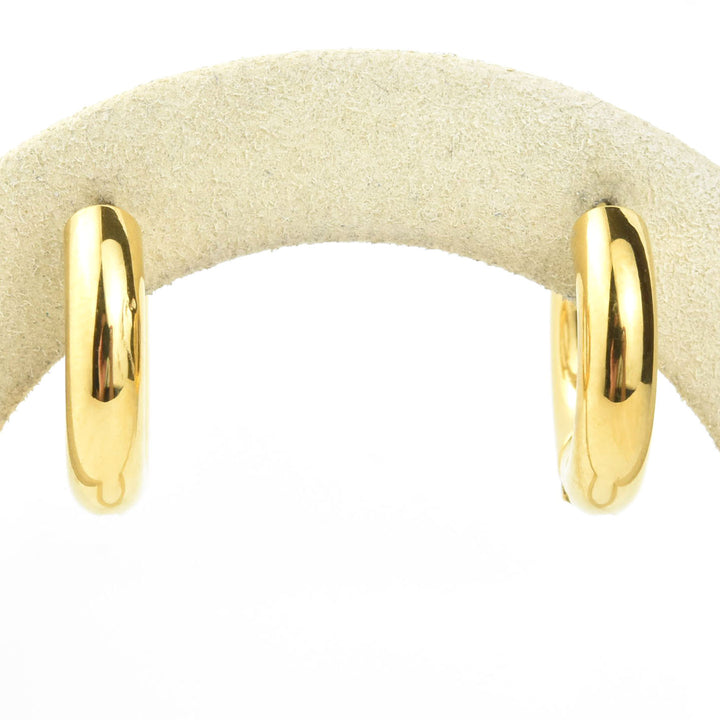 Chunky Rounded Huggie Hoops