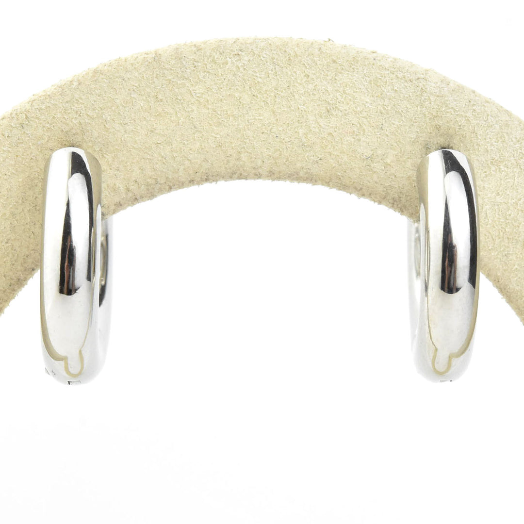 Chunky Rounded Huggie Hoops