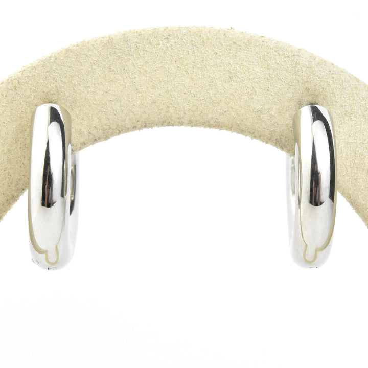 Chunky Rounded Huggie Hoops