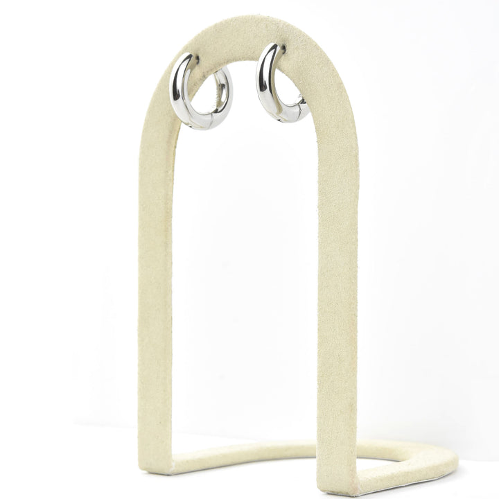 Chunky Rounded Huggie Hoops