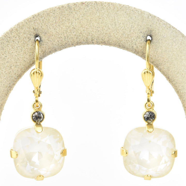Classic Crystal Drops in Gold Plate - Goldmakers Fine Jewelry