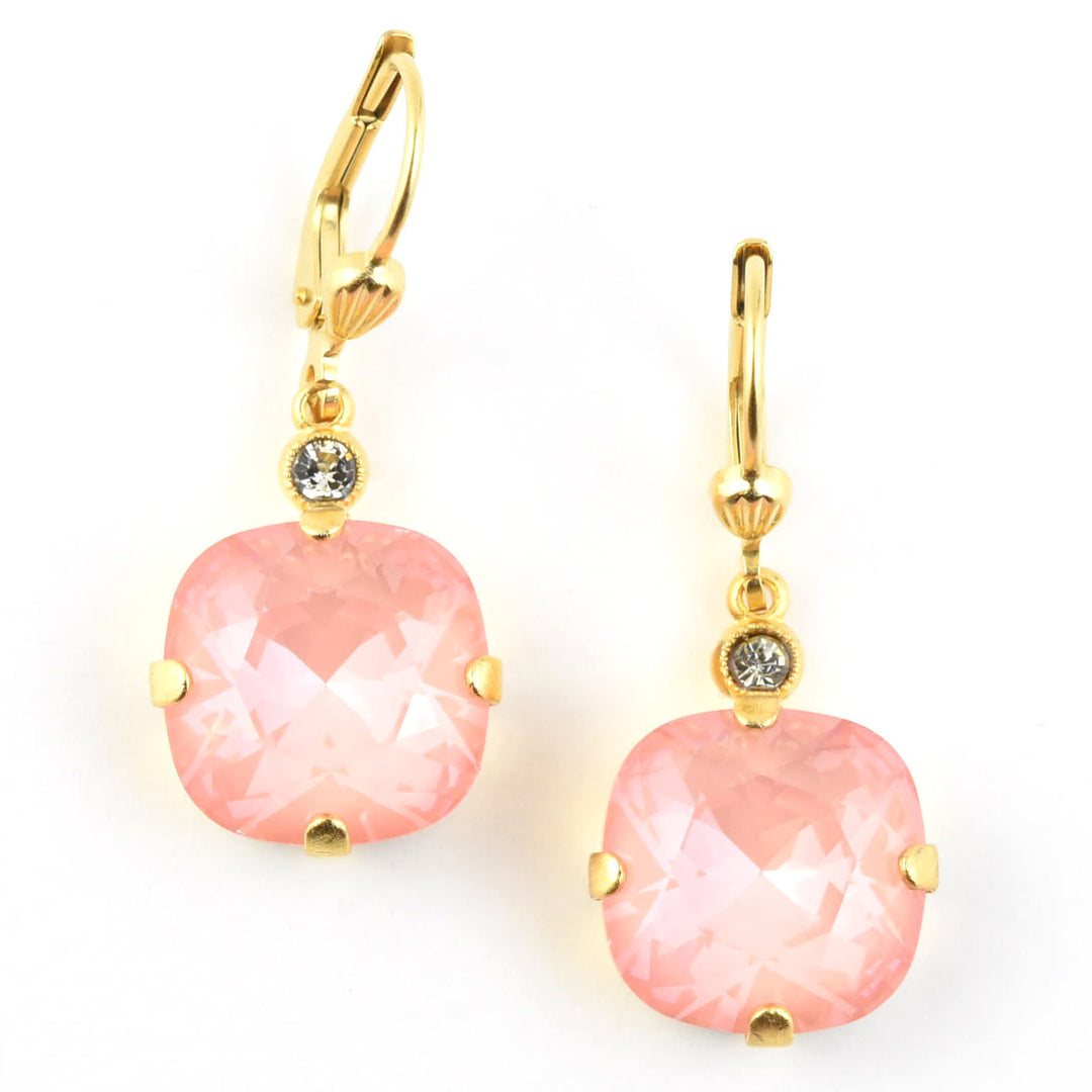 Classic Crystal Drops in Gold Plate - Goldmakers Fine Jewelry