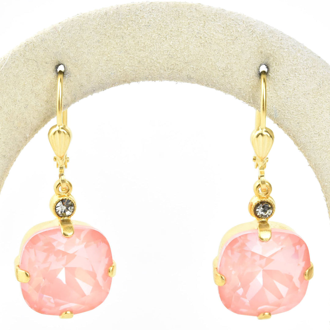 Classic Crystal Drops in Gold Plate - Goldmakers Fine Jewelry