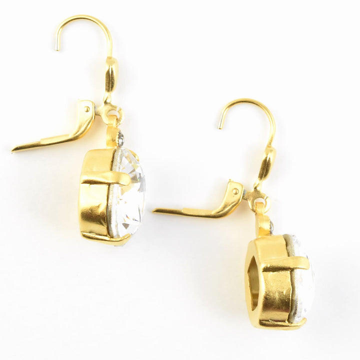 Classic Crystal Drops in Gold Plate - Goldmakers Fine Jewelry