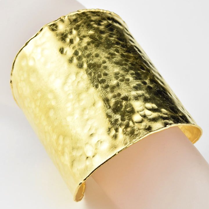 Large Classic Hammered Cuff