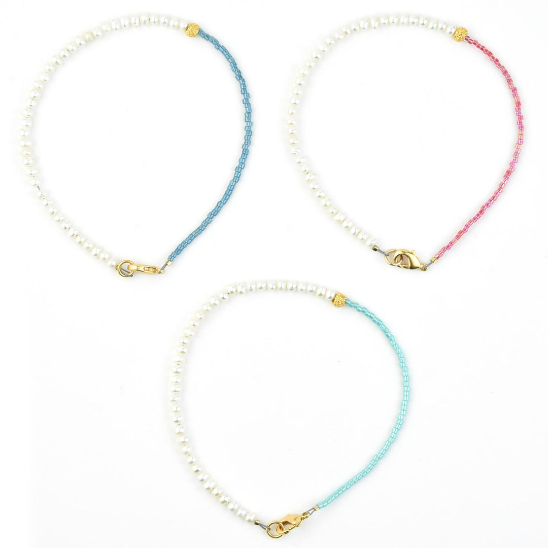 Cloud Bracelet with Pearls - Goldmakers Fine Jewelry