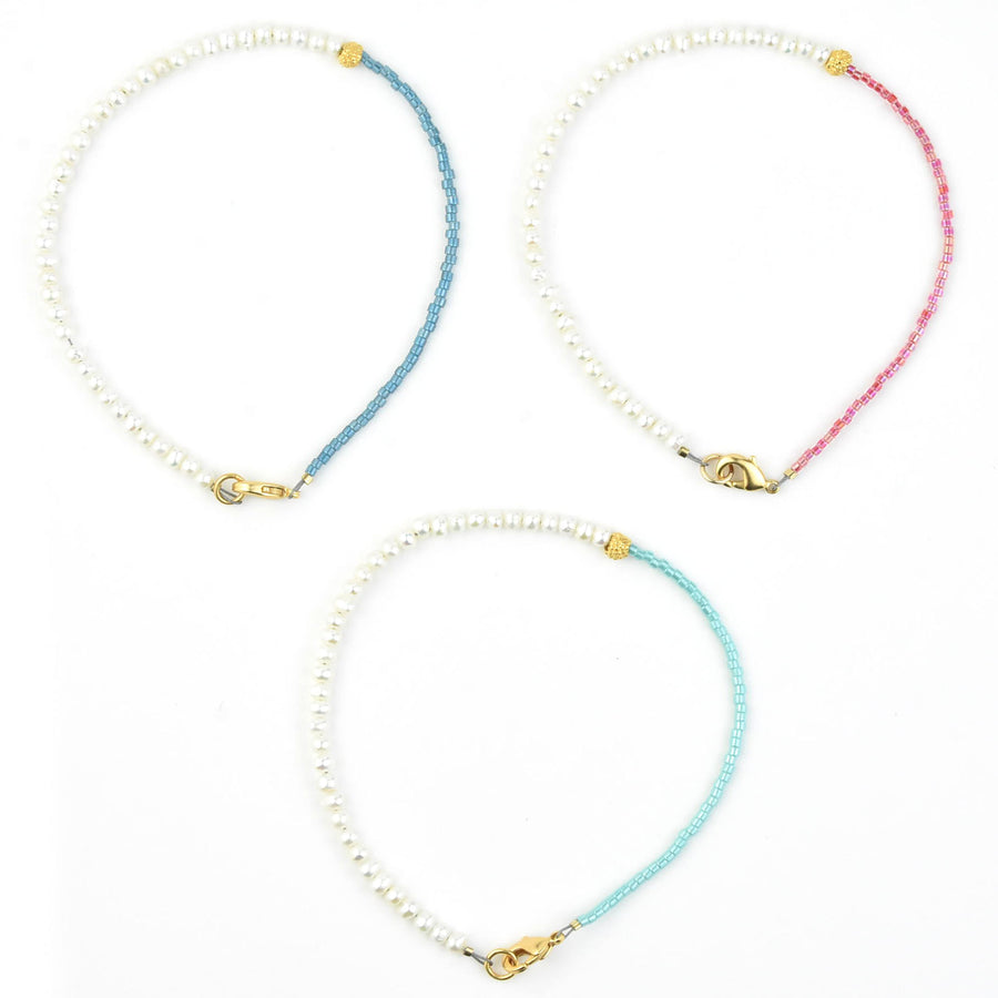 Cloud Bracelet with Pearls - Goldmakers Fine Jewelry