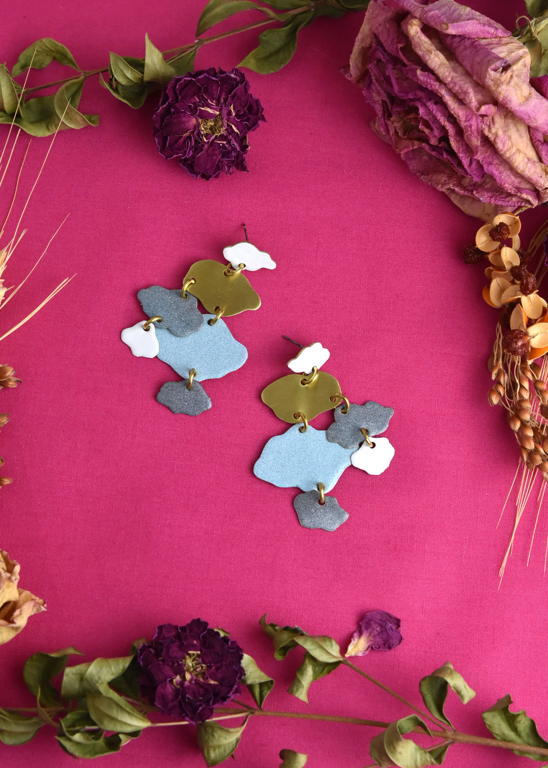 Cloud Cascade Earrings