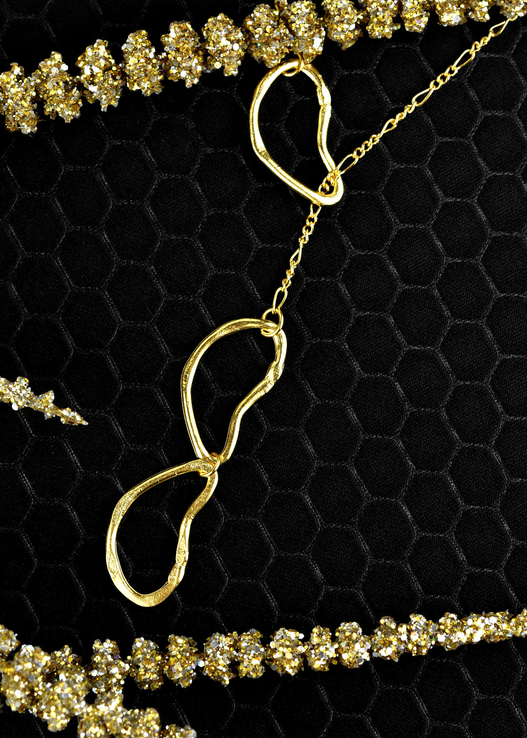 Cloud Lariat Necklace - Goldmakers Fine Jewelry