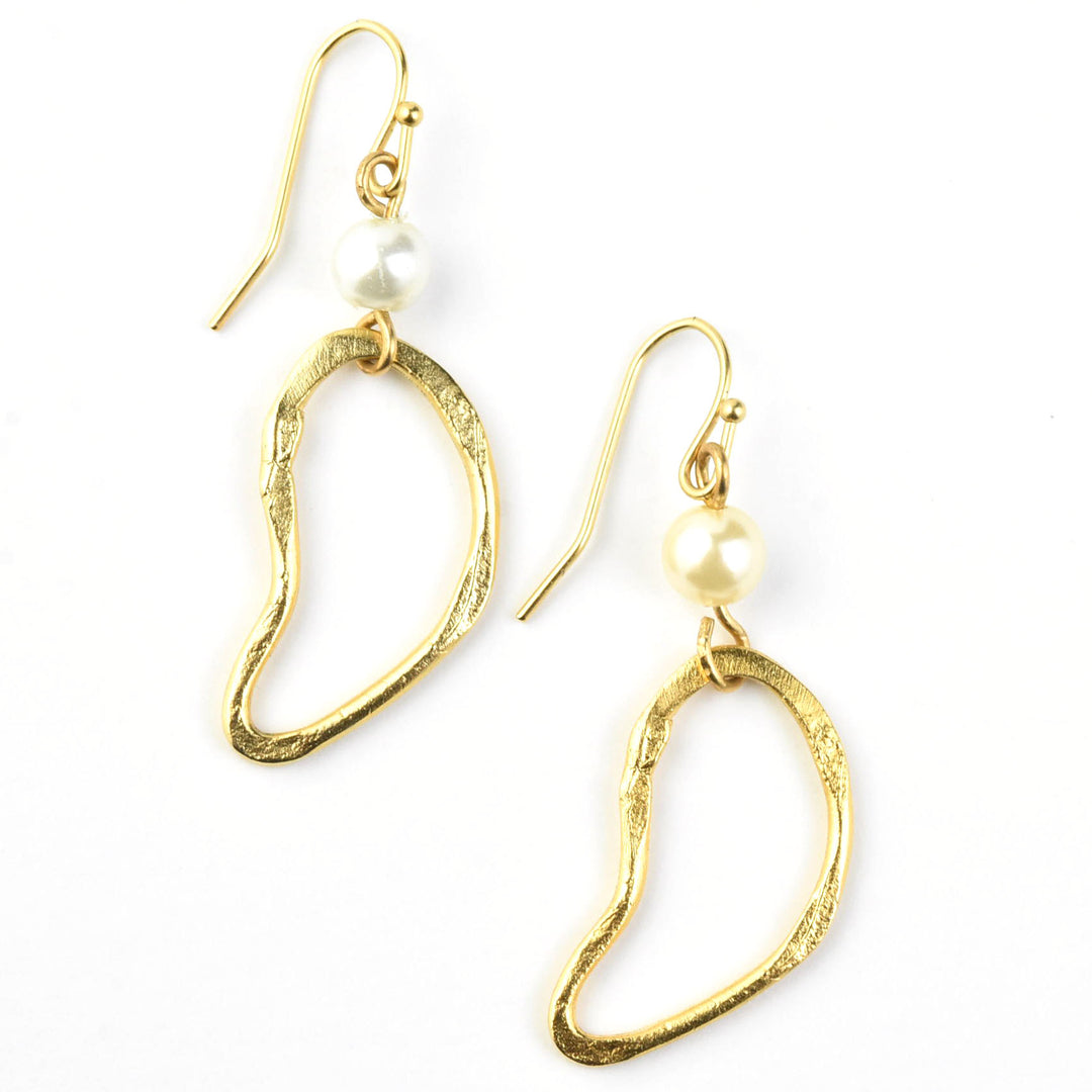 Cloud & Pearl Earrings