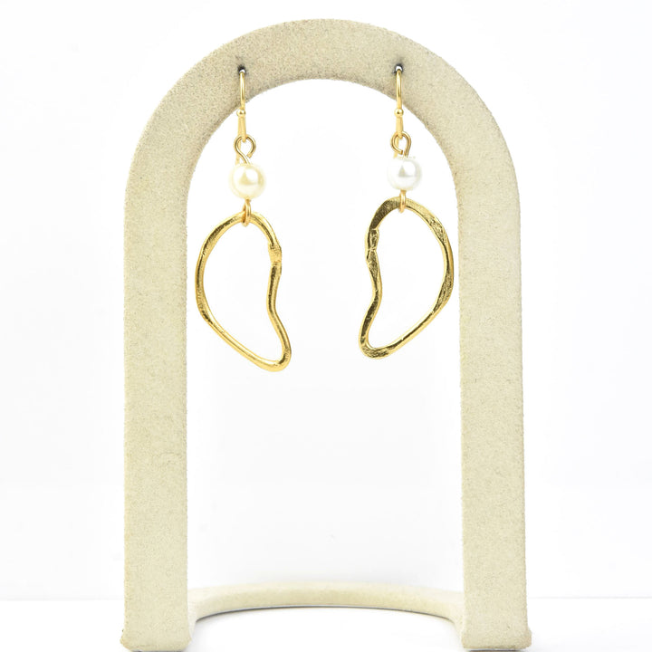 Cloud & Pearl Earrings
