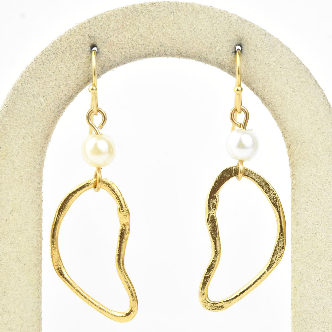 Cloud & Pearl Earrings