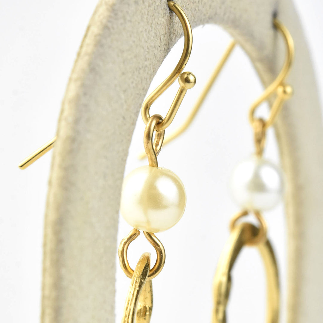 Cloud & Pearl Earrings