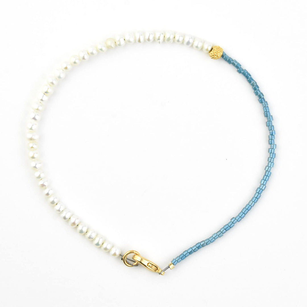 Cloud Bracelet with Pearls - Goldmakers Fine Jewelry