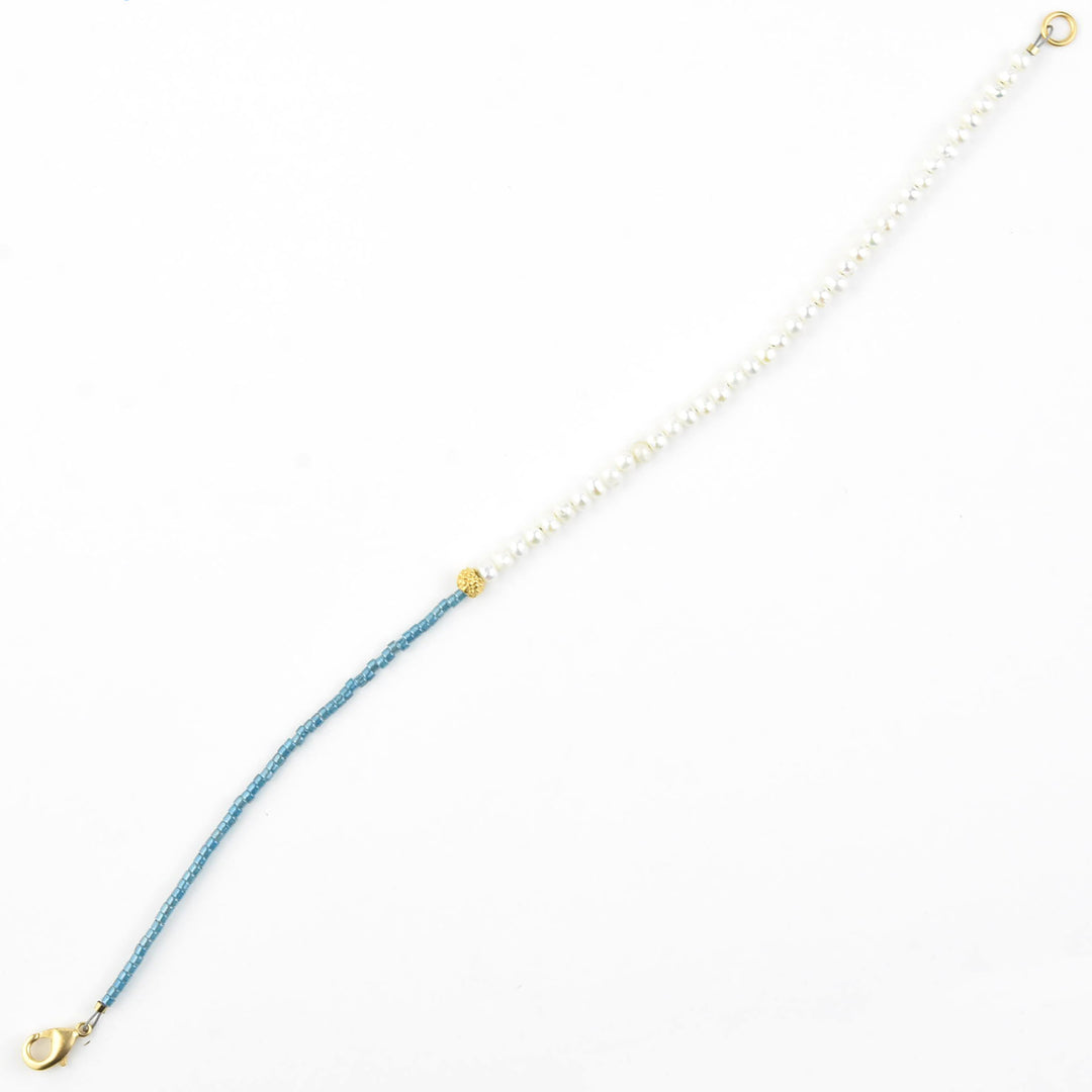 Cloud Bracelet with Pearls - Goldmakers Fine Jewelry