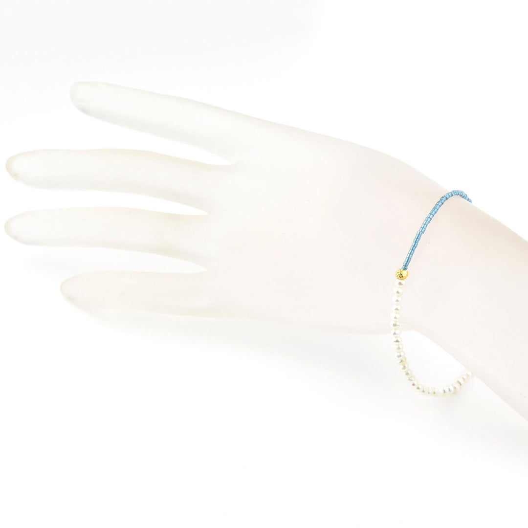 Cloud Bracelet with Pearls - Goldmakers Fine Jewelry