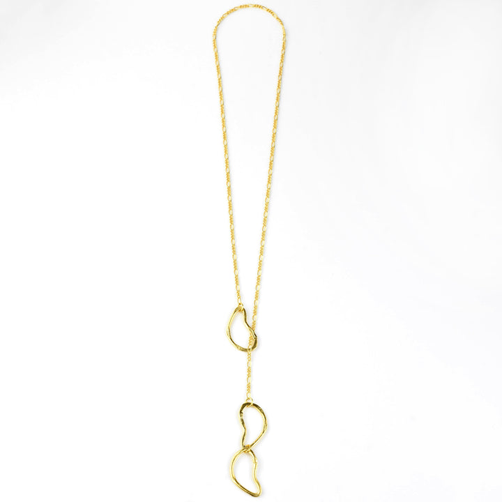 Cloud Lariat Necklace - Goldmakers Fine Jewelry