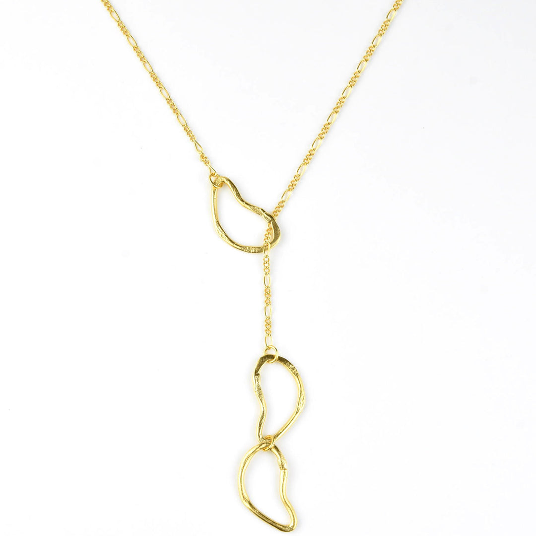 Cloud Lariat Necklace - Goldmakers Fine Jewelry