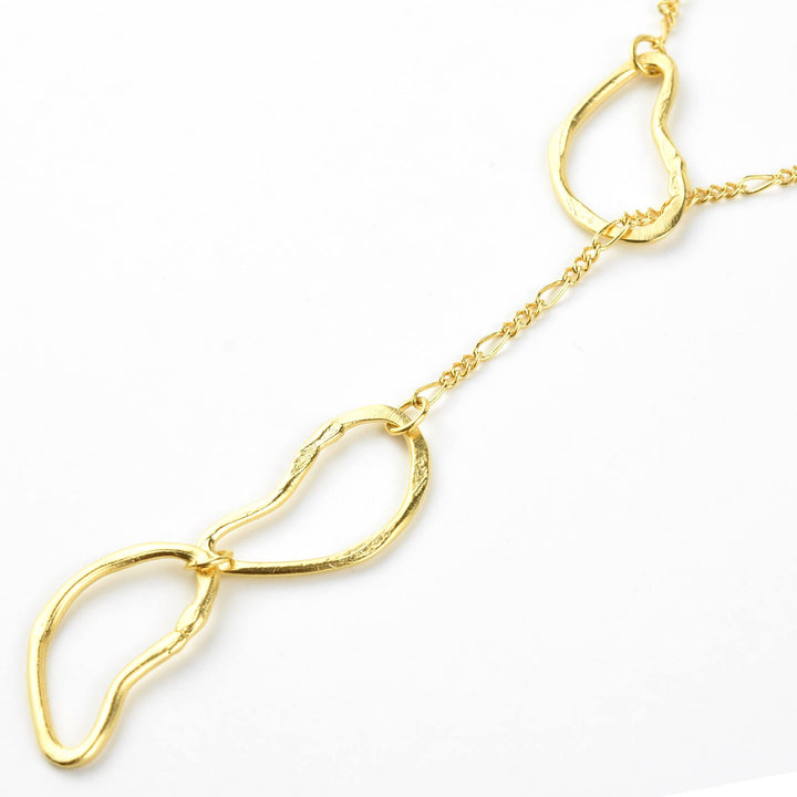 Cloud Lariat Necklace - Goldmakers Fine Jewelry