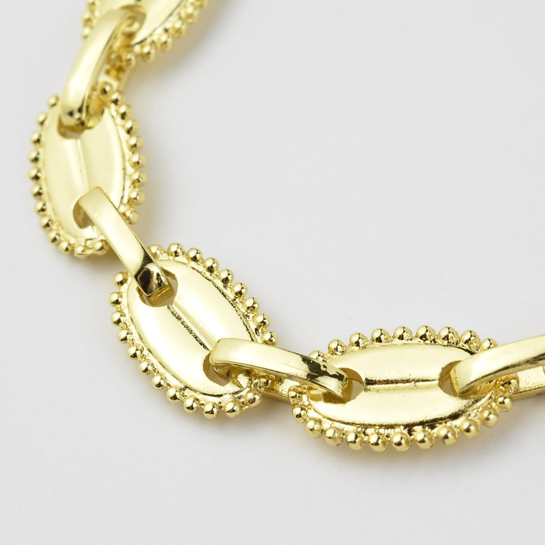 Coffee Bean Chain - Goldmakers Fine Jewelry