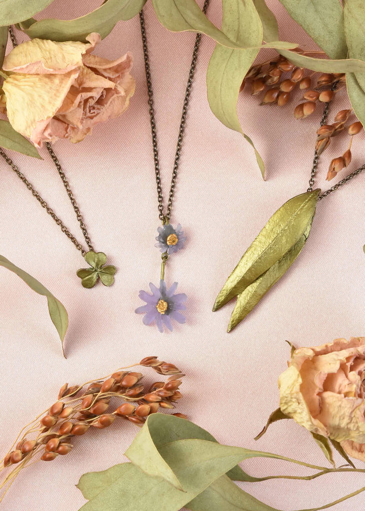 Double Leaf Eucalyptus Necklace