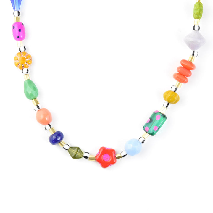 Colorful Electric Beaded Necklace