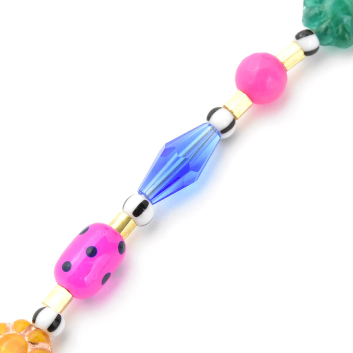 Colorful Electric Beaded Necklace