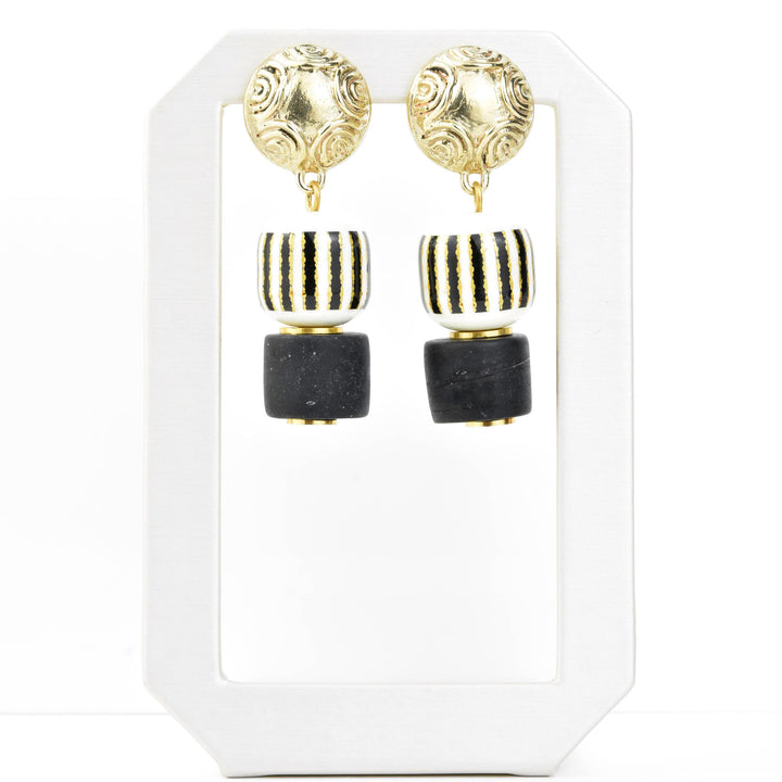 Column Earrings - Goldmakers Fine Jewelry