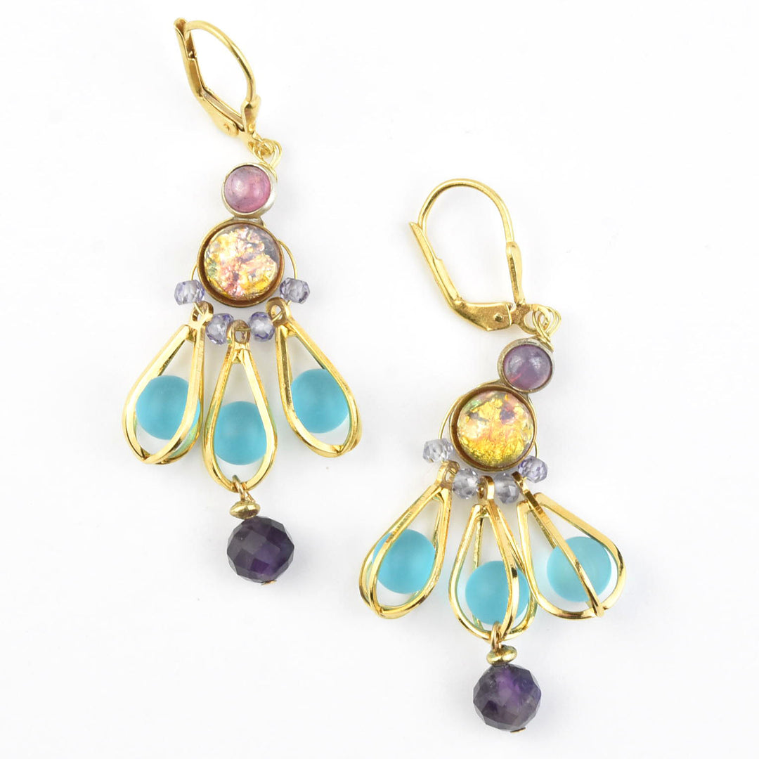 Confetti Drops with Amethyst