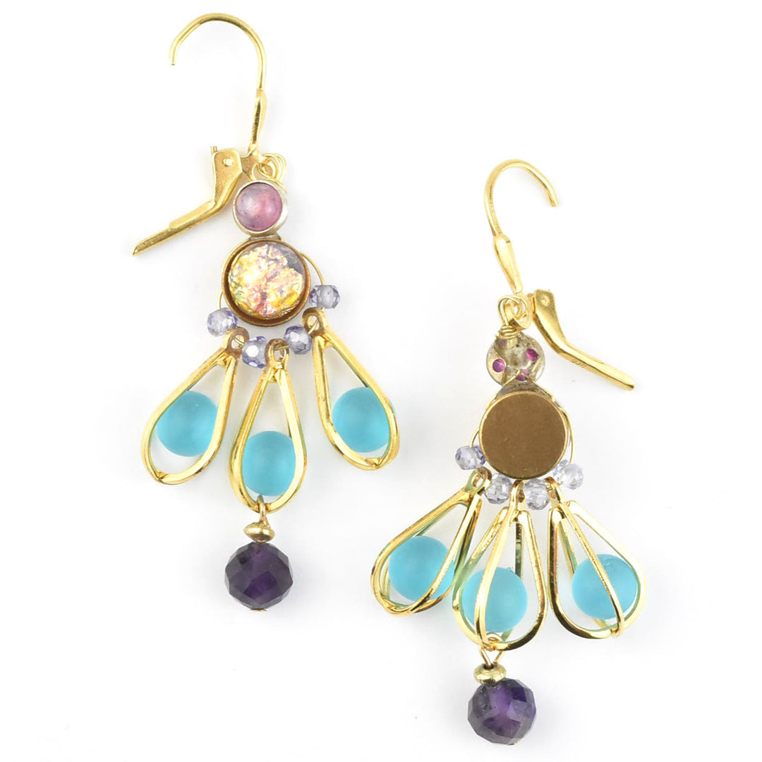 Confetti Drops with Amethyst