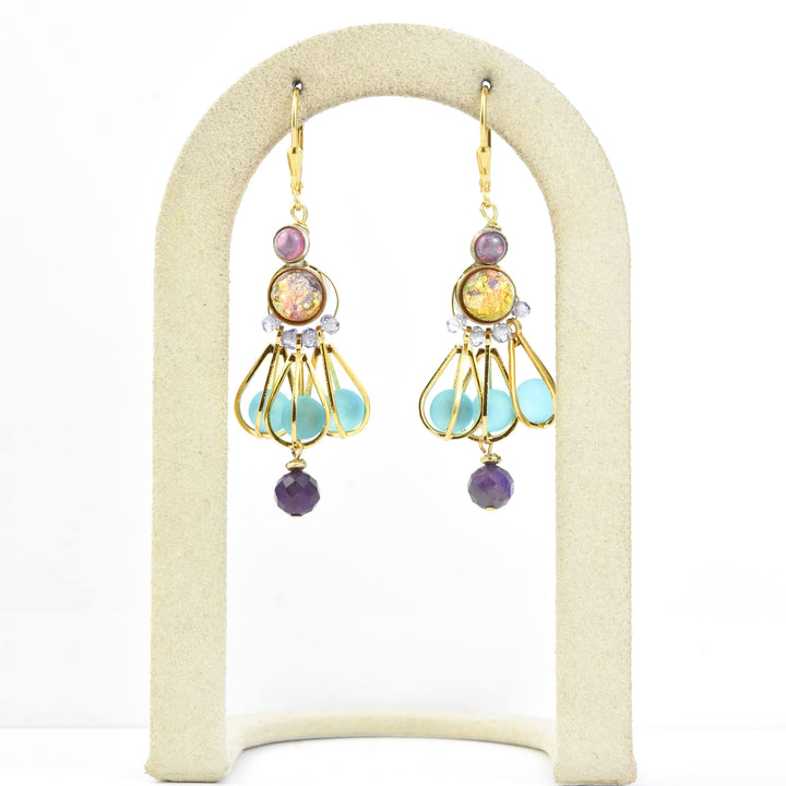 Confetti Drops with Amethyst