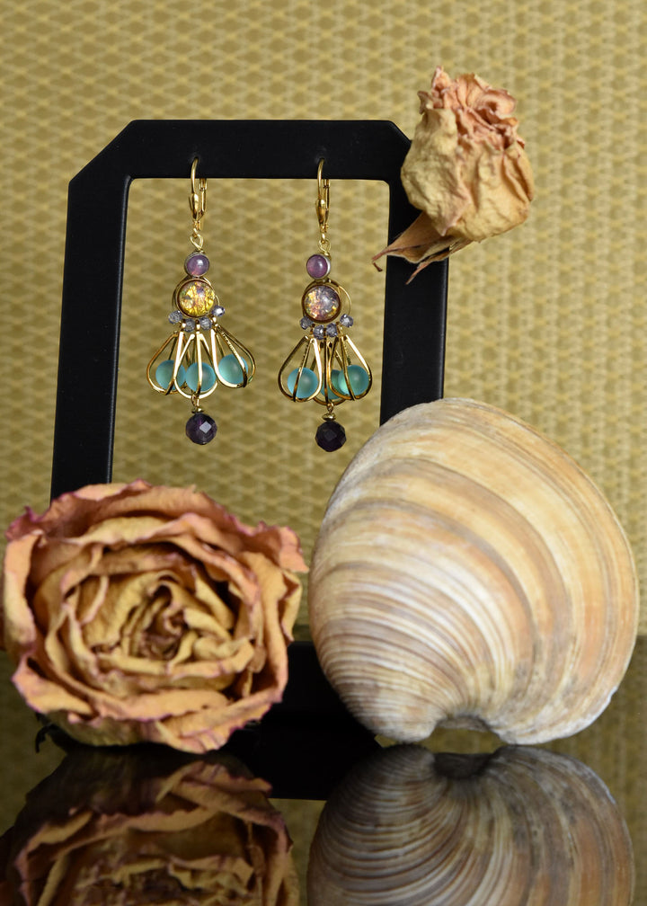 Confetti Drops with Amethyst