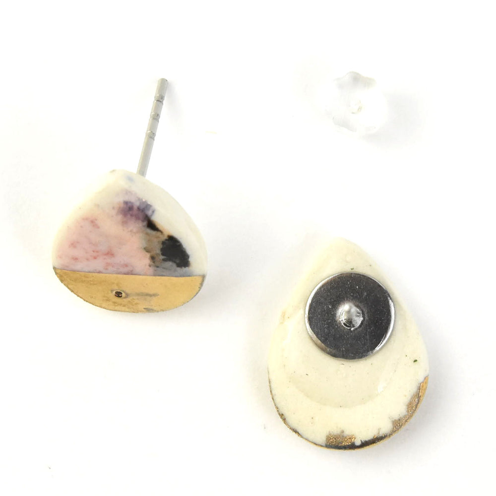 Confetti Teardrop Studs - Goldmakers Fine Jewelry