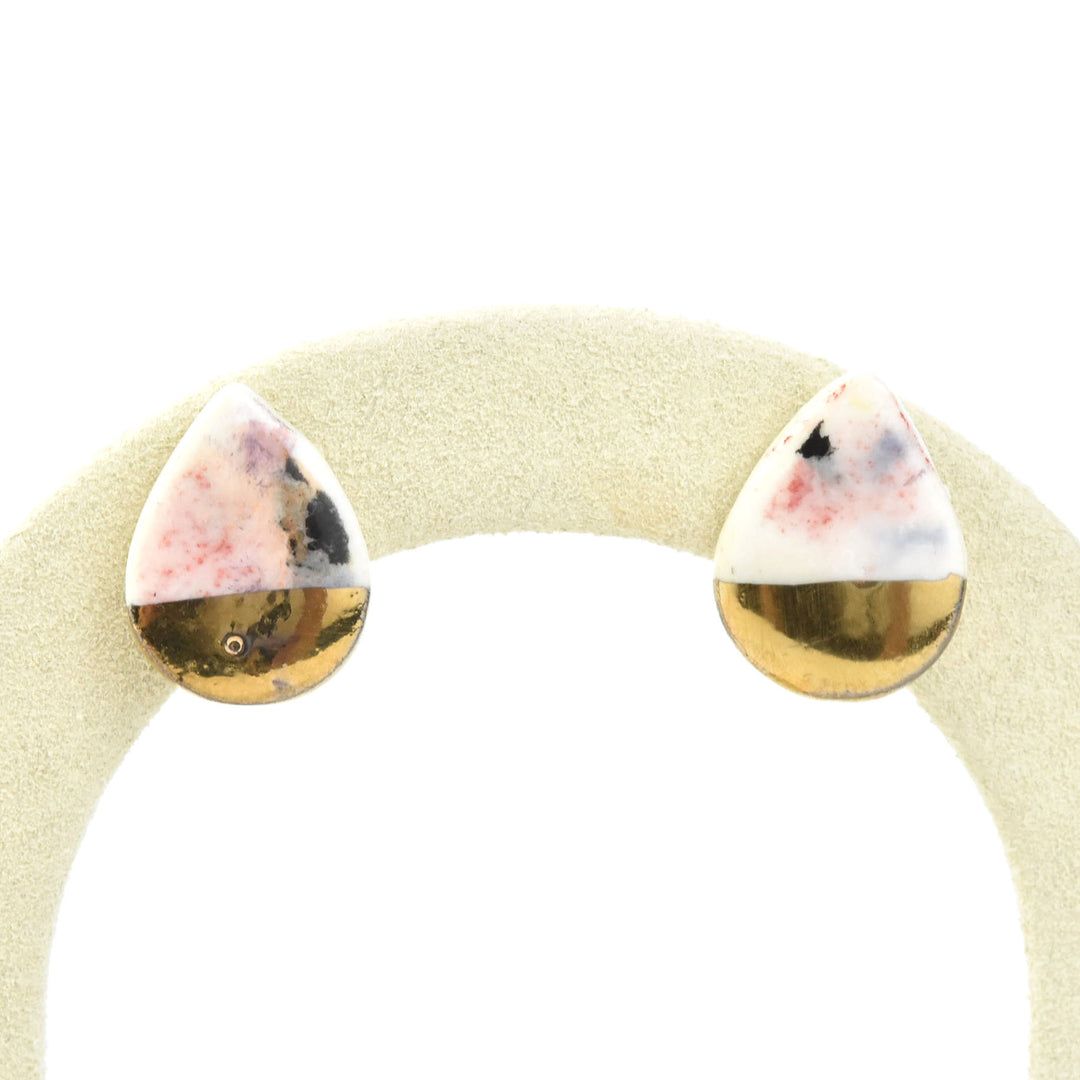 Confetti Teardrop Studs - Goldmakers Fine Jewelry