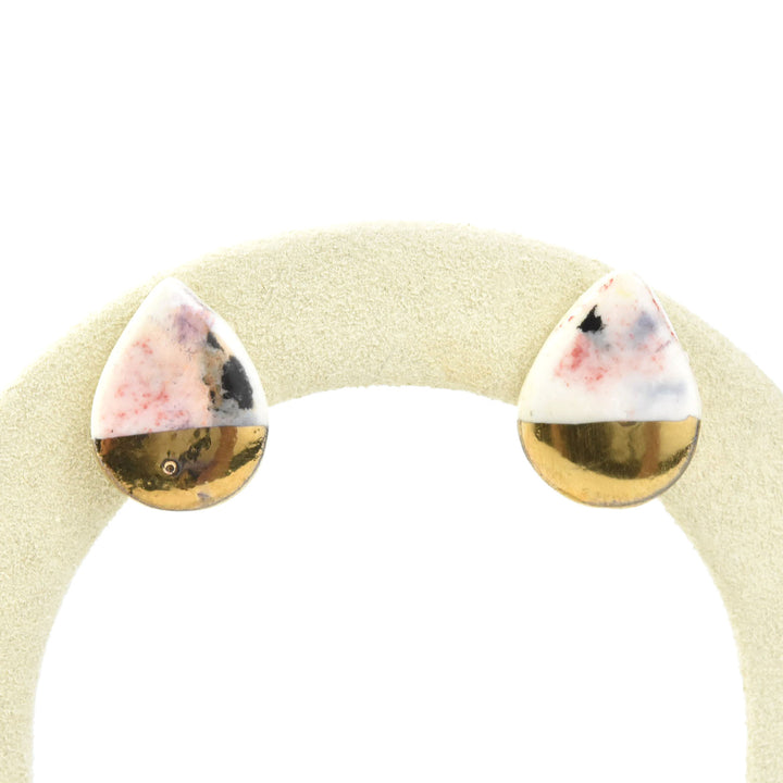 Confetti Teardrop Studs - Goldmakers Fine Jewelry