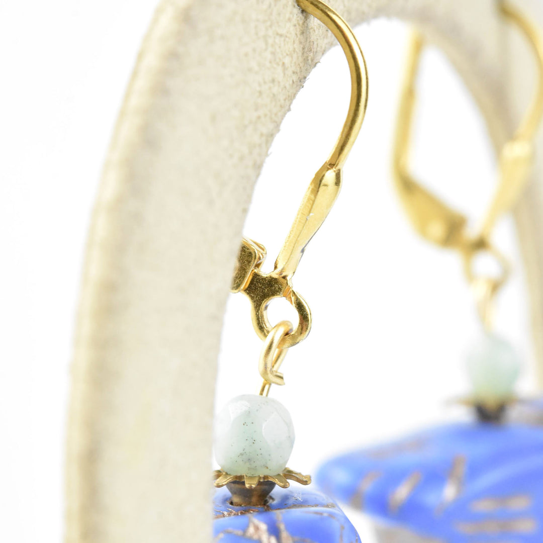 Cornflower Blue Bird Earrings