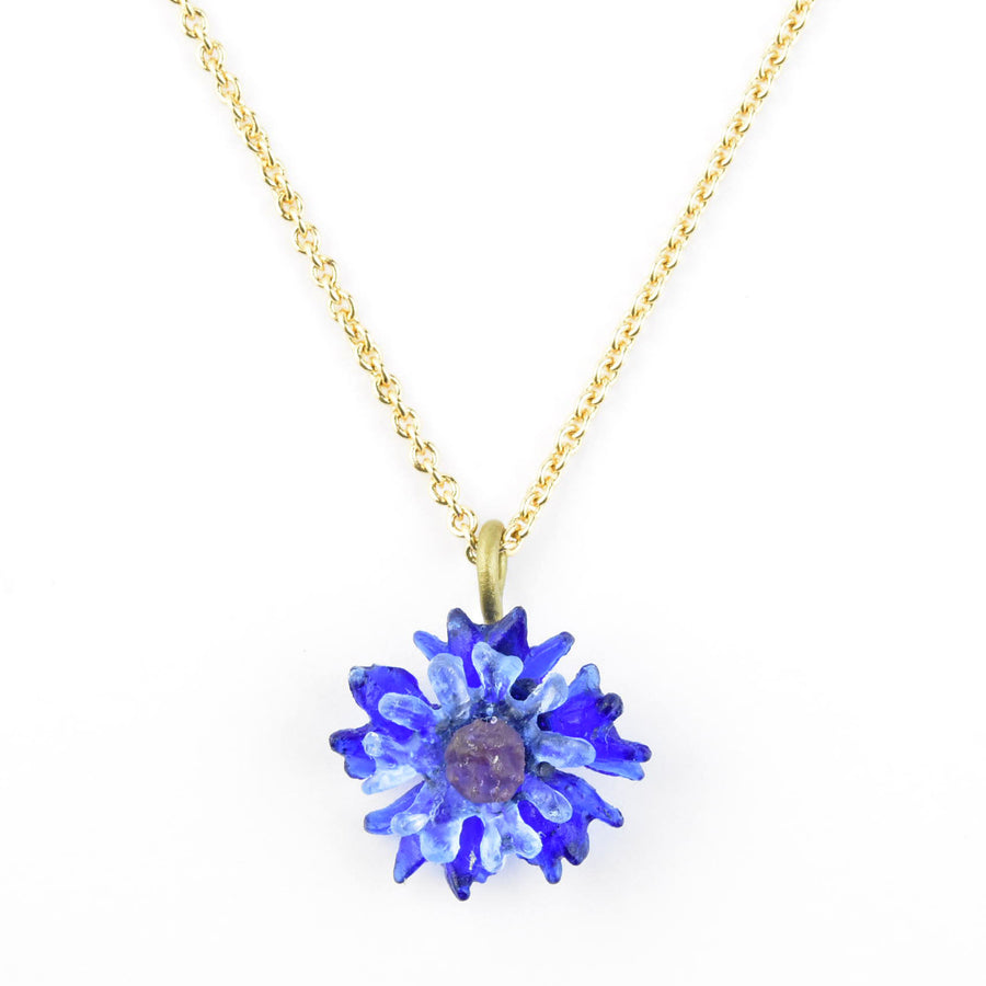 Cornflower Necklace - Goldmakers Fine Jewelry