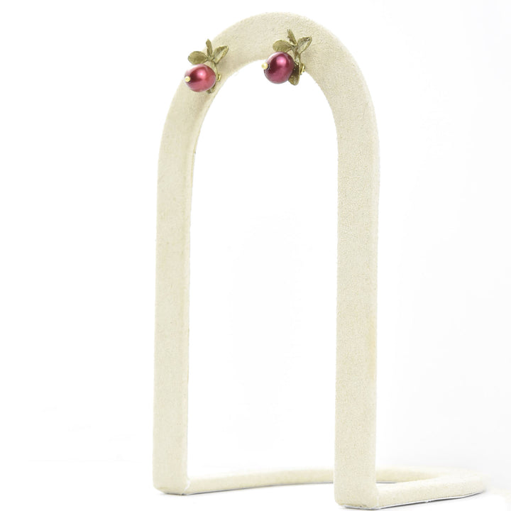 Cranberry Studs