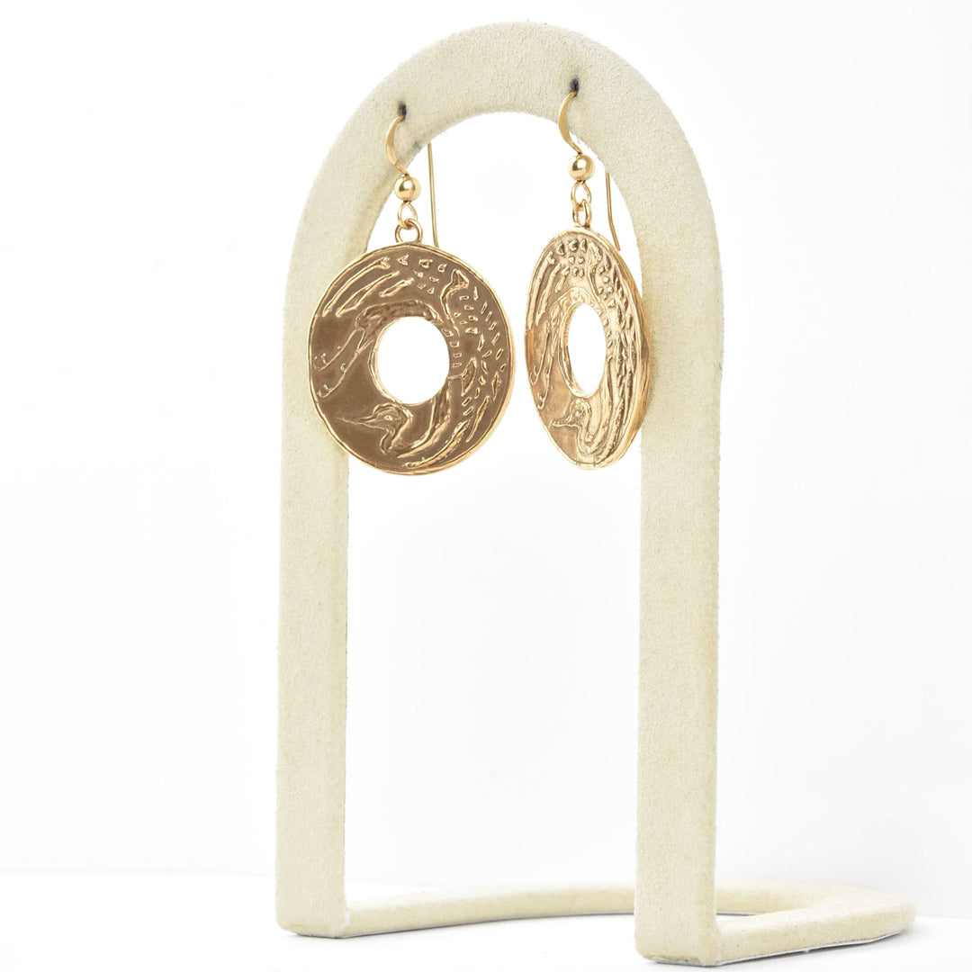 Flying Crane Earrings