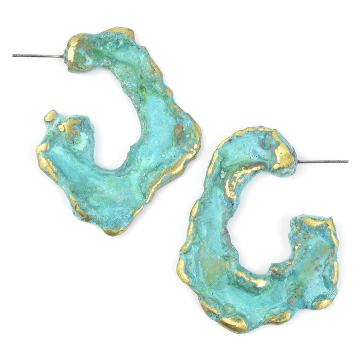 Crater Hoop Studs