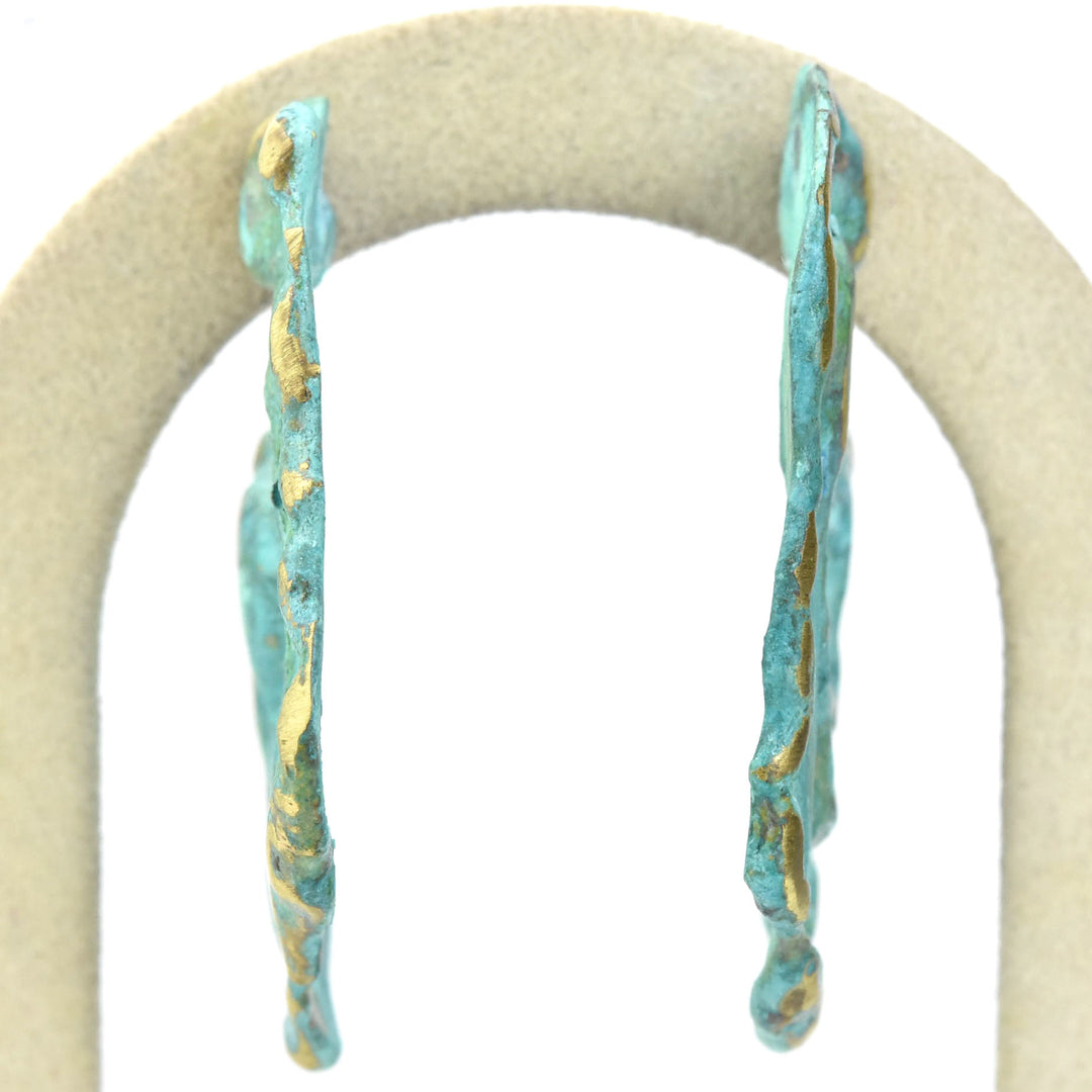 Crater Hoop Studs