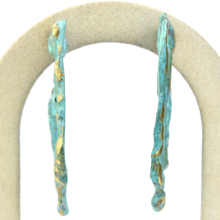 Crater Hoop Studs