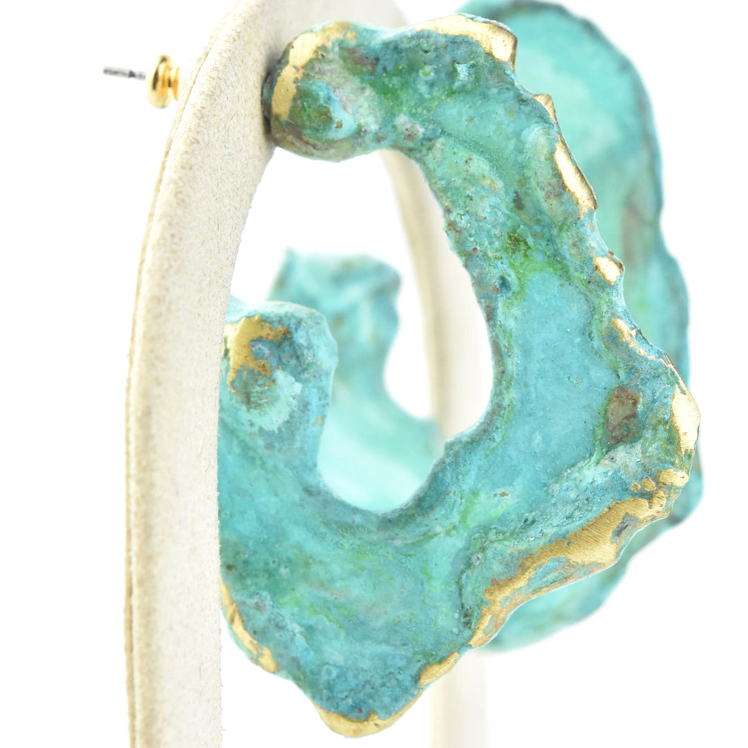 Crater Hoop Studs