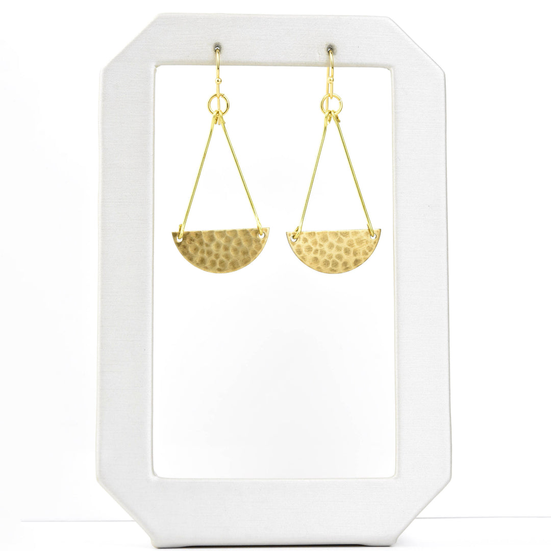 Crescent Drop Earrings