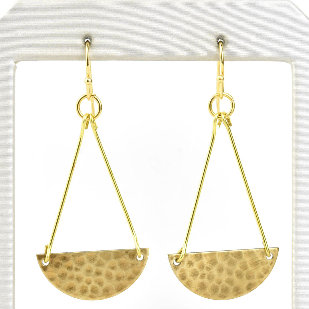 Crescent Drop Earrings