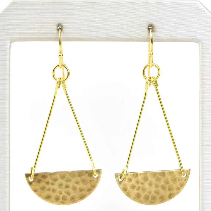 Crescent Drop Earrings