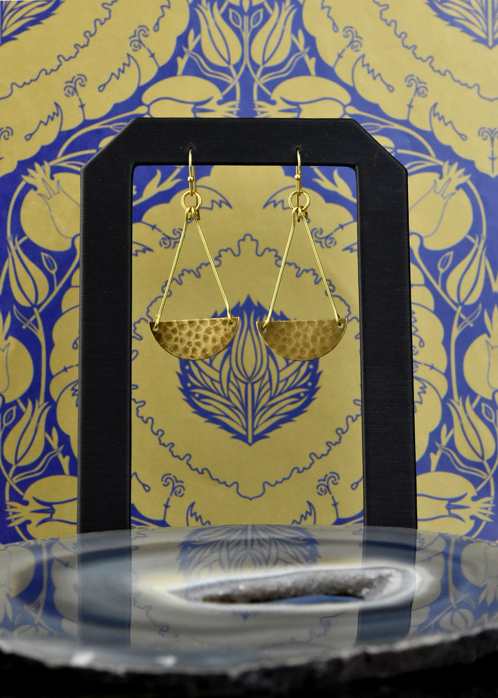 Crescent Drop Earrings